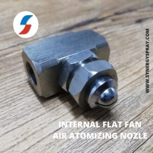 Flat fan internal Air Atomizing Spray Nozzles manufacturer Chennai India