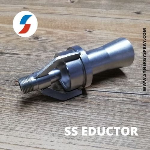 Stainless steel twin fluid mixing eductor