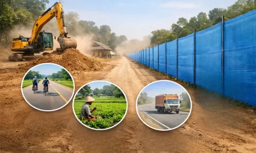 Advantages of dust barrier fence in Bihar