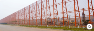Dust Controls Windbreak Fence in Himachal Pradesh