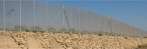 Wind Fence for Dust Control in Haryana