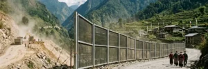 Wind Wall Fence for Dust Control in Sikkim