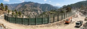 Wind Wall Fence for Dust Control in Uttarakhand