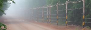 wind fence for dust control in Tripura