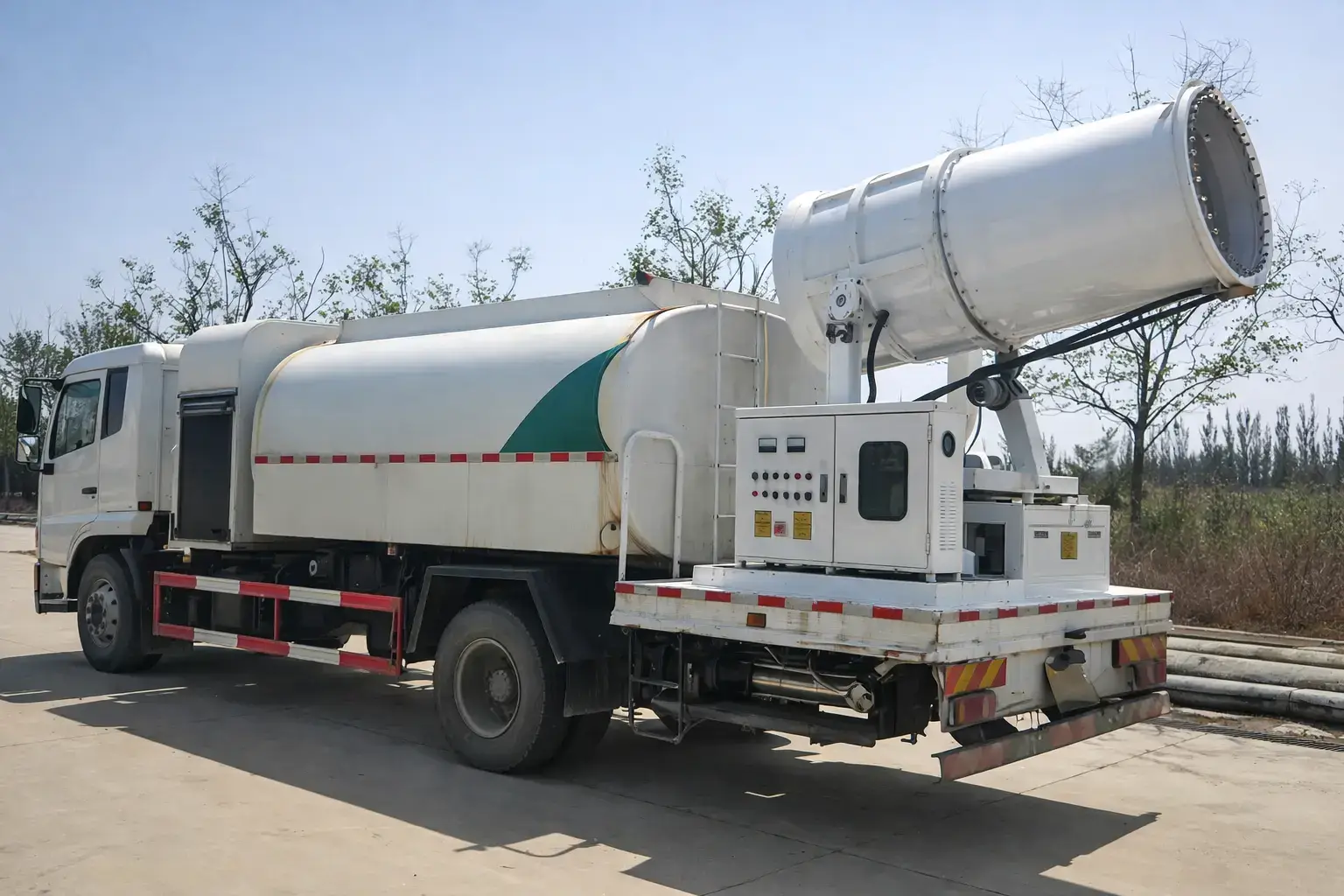 WIND FENCE FOR DUST CONTROL