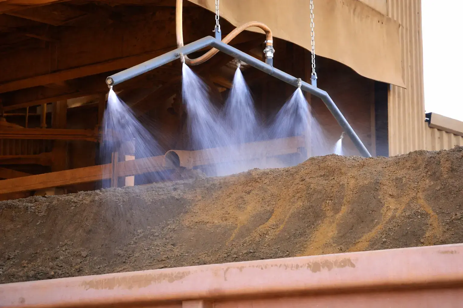 WIND FENCE FOR DUST CONTROL